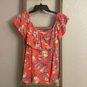 Ladies Hawaiian Theme Top